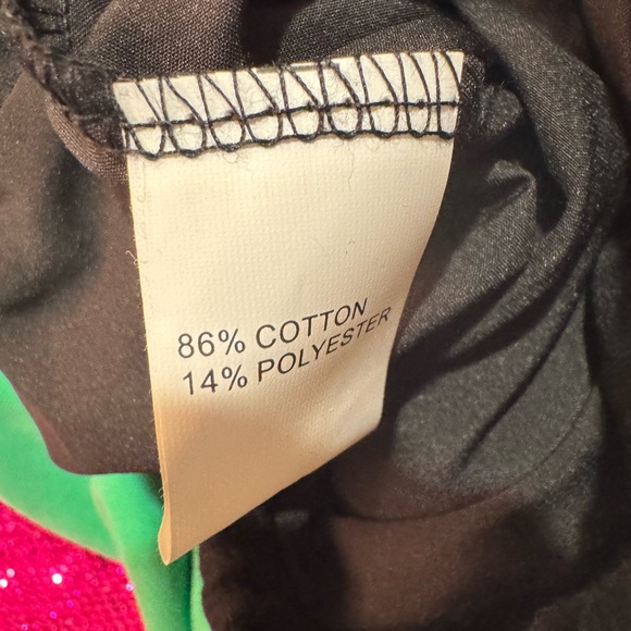 New! QUEEN OF SPARKLES Color Block Rhinestone Heart Skort - Picture 11 of 11